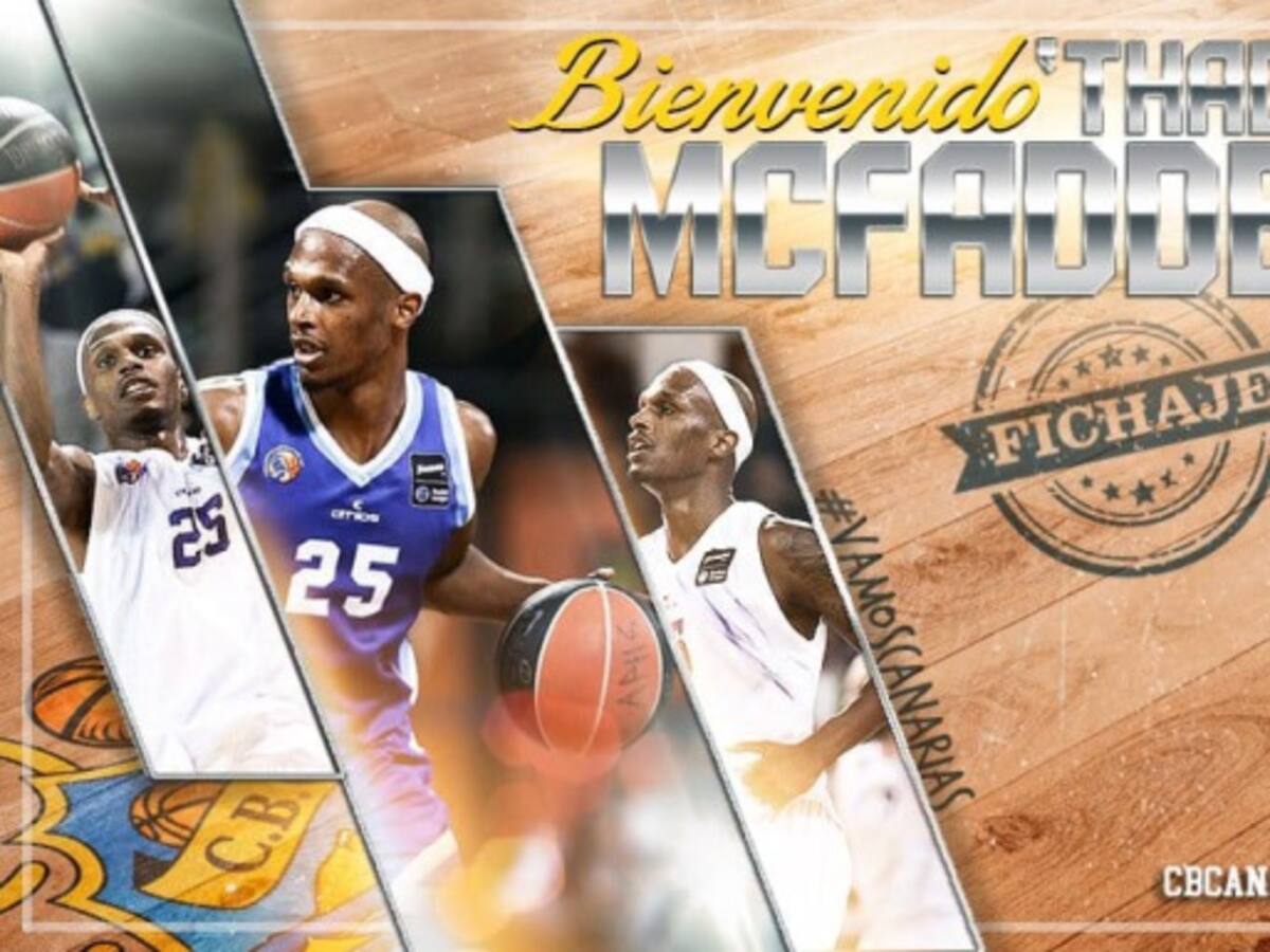 Thaddus McFadden, nuevo jugador del Iberostar Tenerife