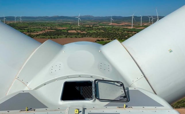 Parque eólico de Endesa en Aragón