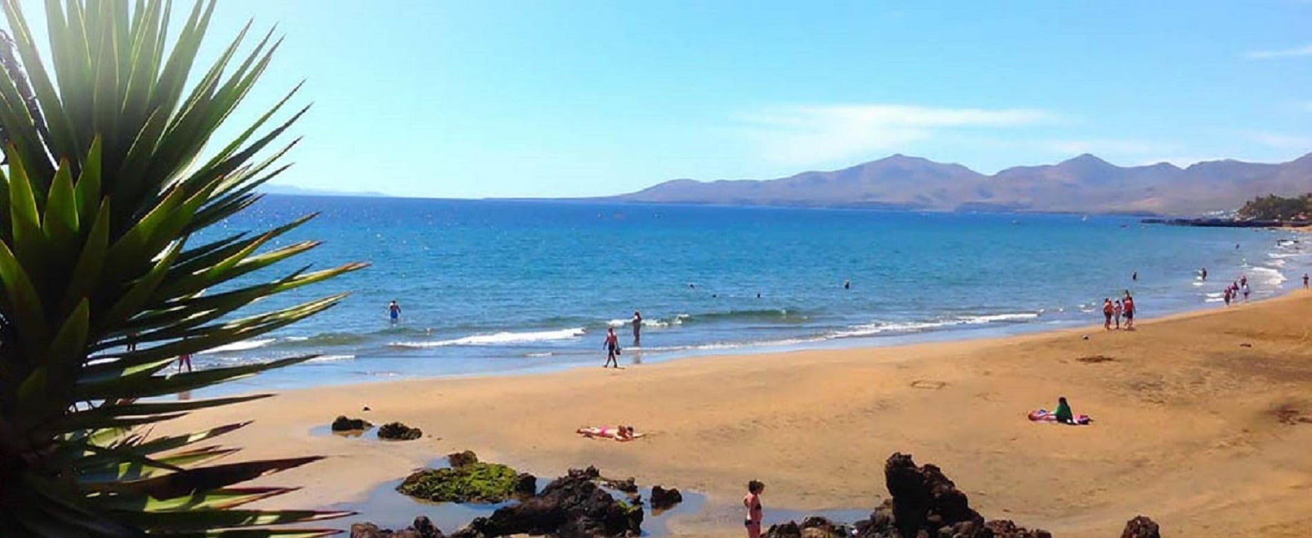 Playa Blanca o &#039;Playa Grande&#039; de Puerto del Carmen, Lanzarote.