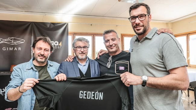 Gedeón Guardiola en su presentación como entrenador del BM. Elda CEE