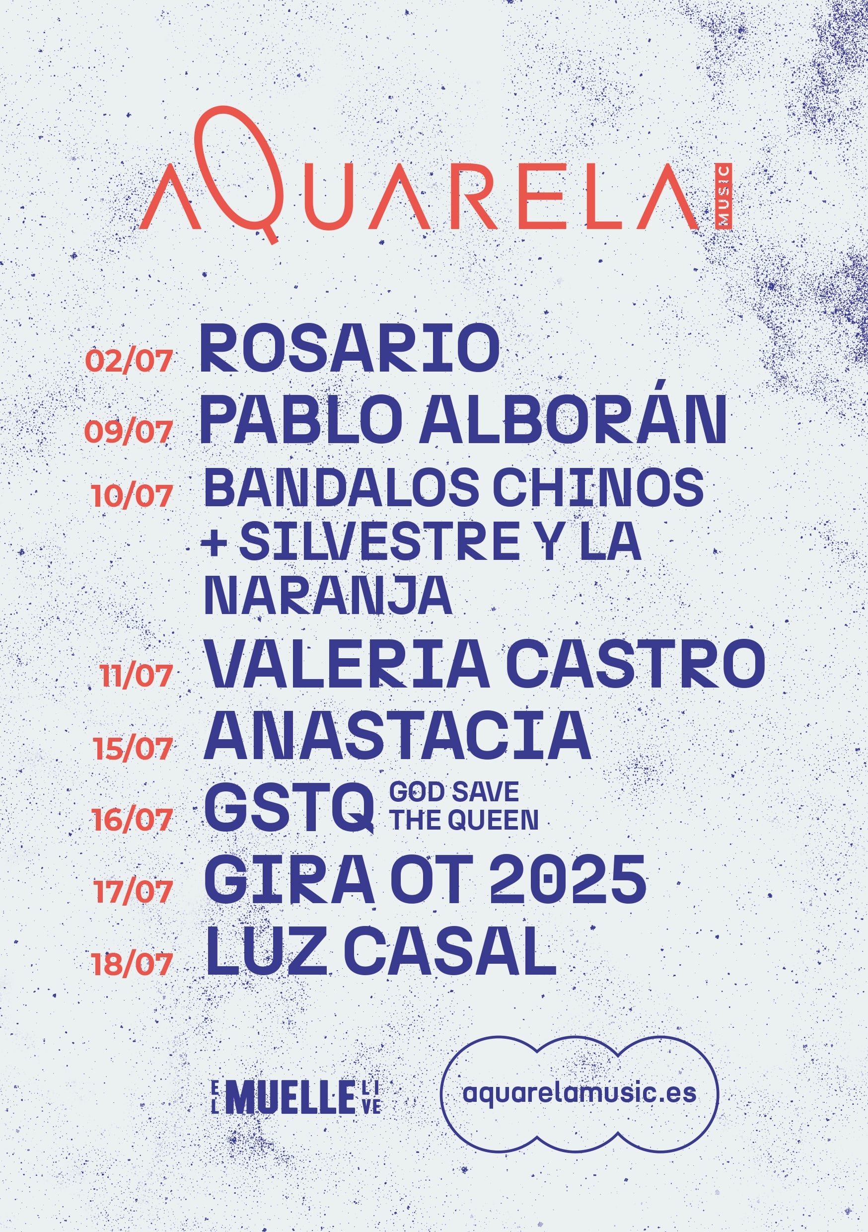Cartel de Aquarela Music 2026