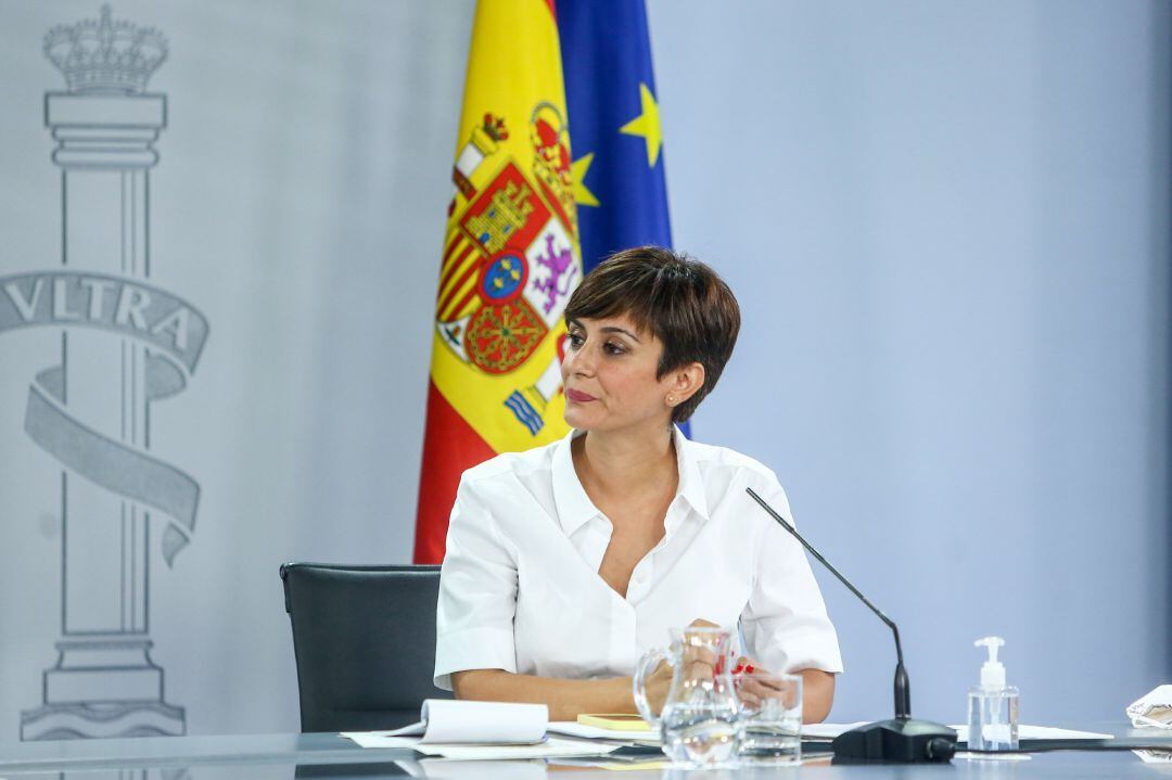 La ministra Portavoz, Isabel Rodríguez, comparece en una rueda de prensa tras una reunión del Consejo de Ministros en Moncloa.