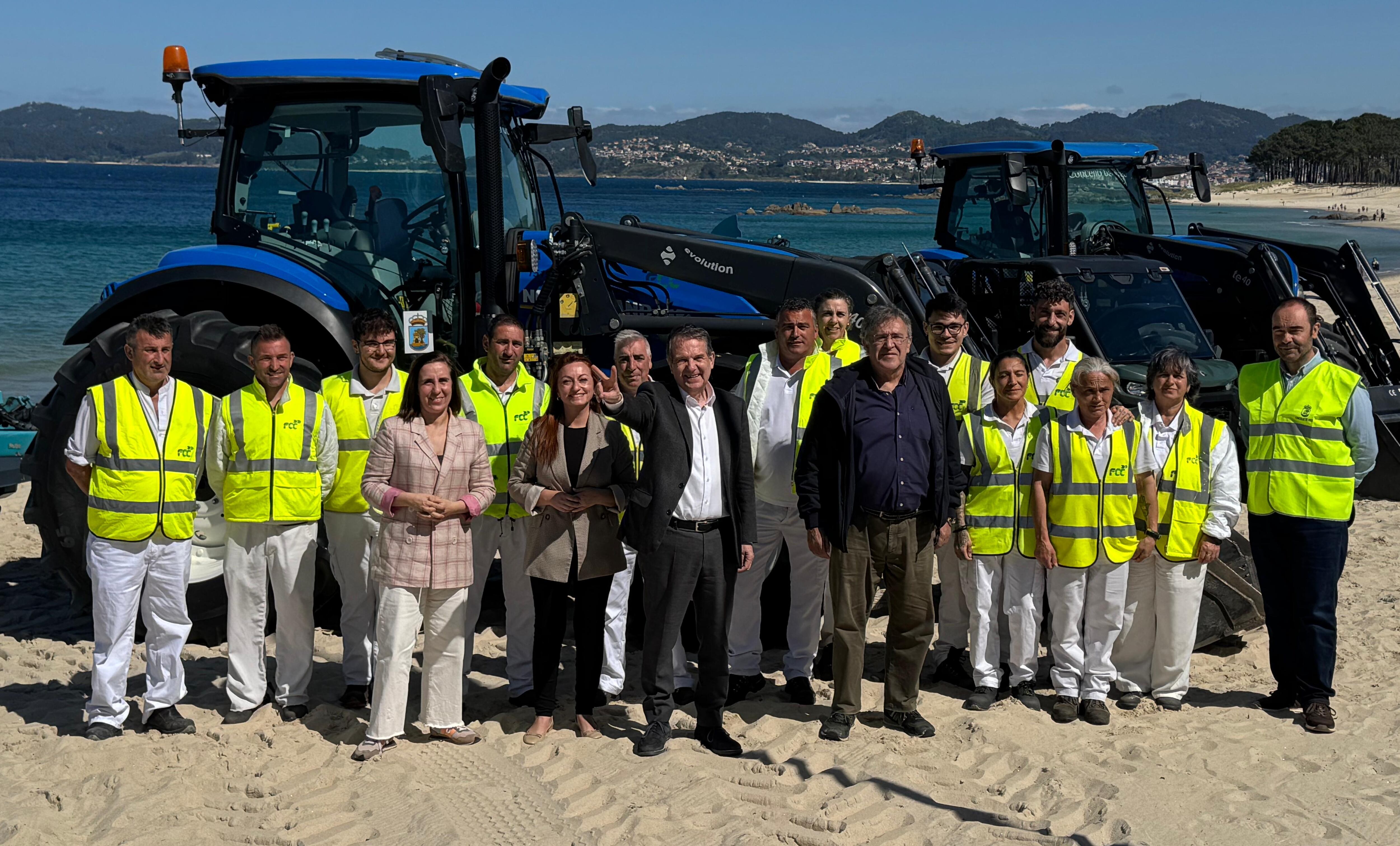Limpieza de playas en Vigo
