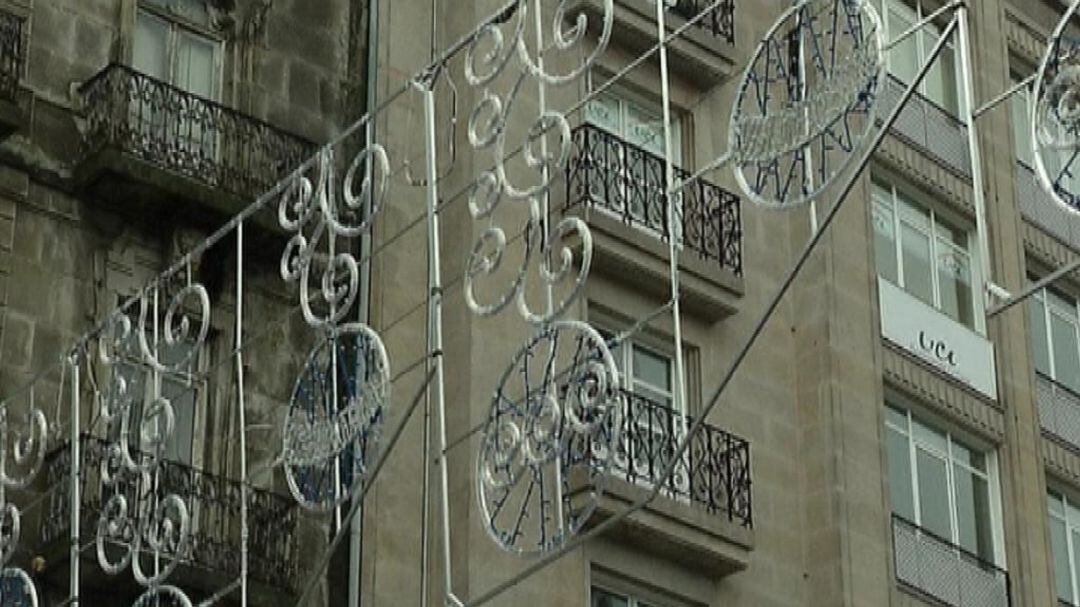 Alumbrado navideño de Vigo. 