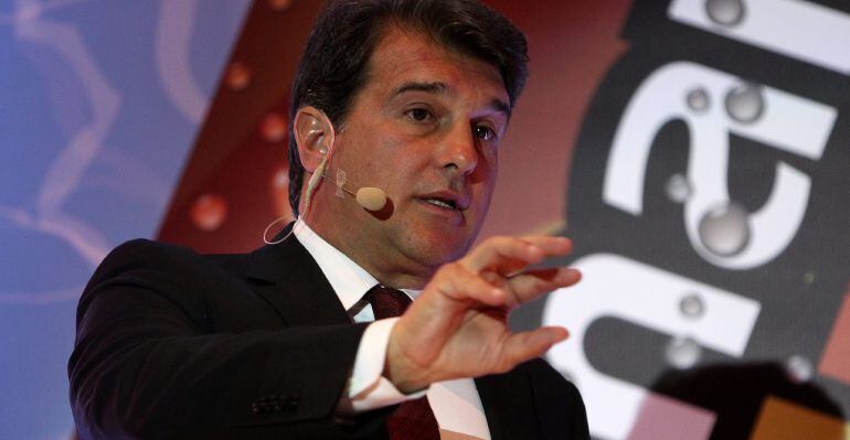 El expresidente del Barcelona Joan Laporta