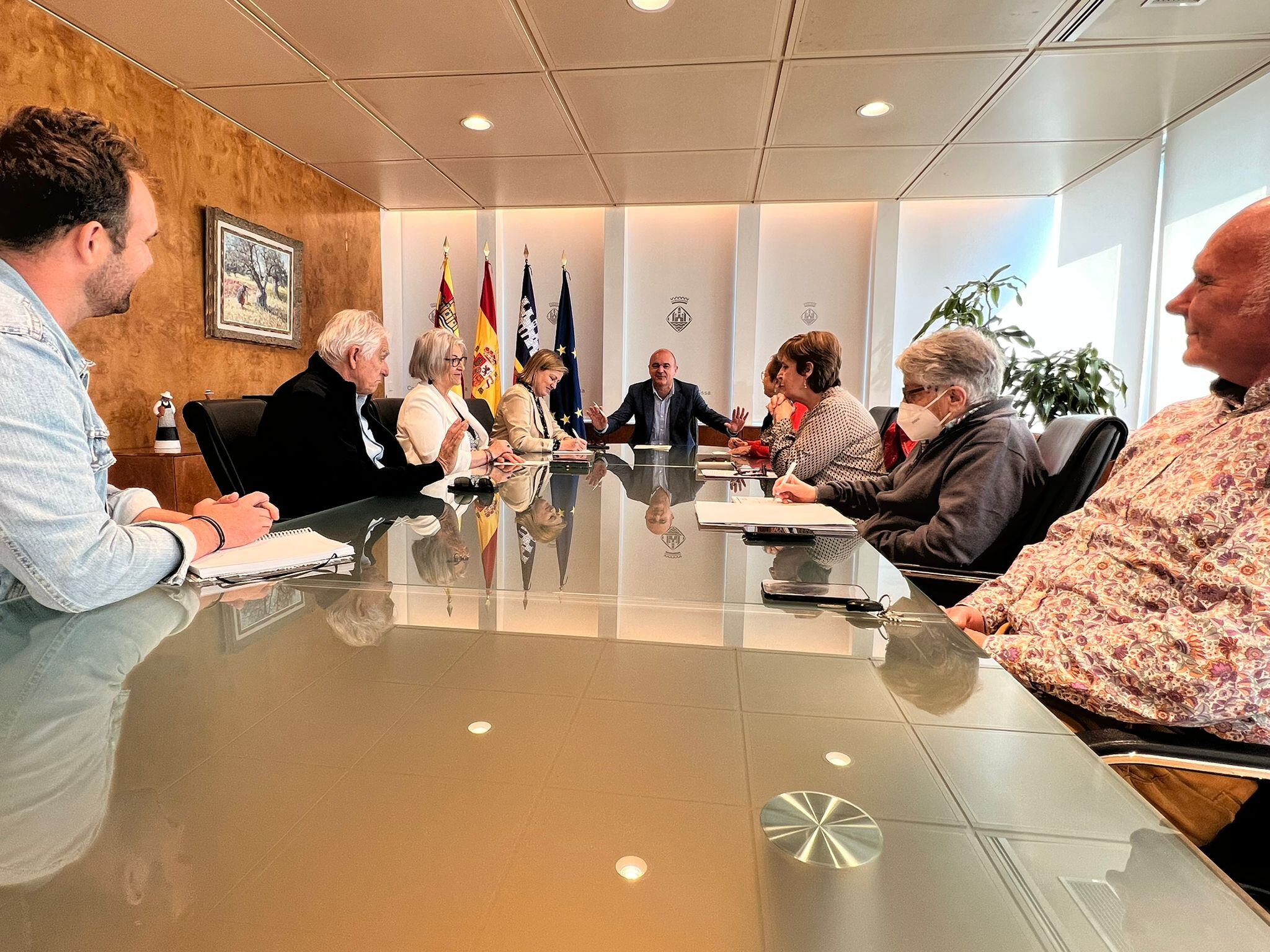 Imagen de la reunión celebrada este viernes