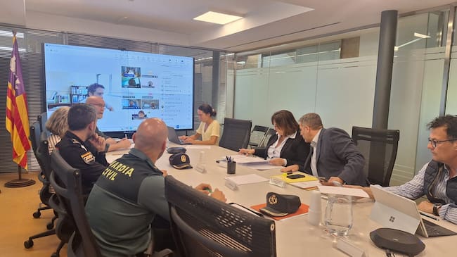 Un momento durante la reunión