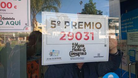 El número agraciado con el quinto premio ha sido el 29031