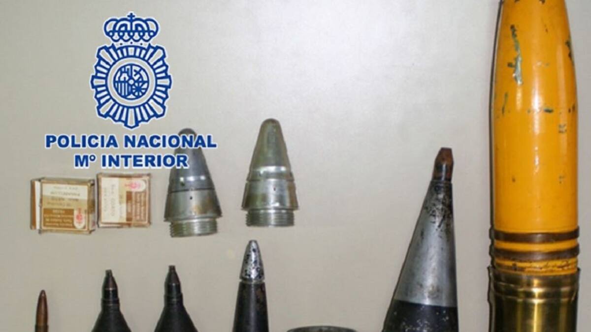 Intervienen munición de guerra en la vivienda de una persona fallecida en Murcia