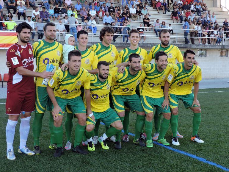 El once inicial del Tropezón en un partido de esta campaña