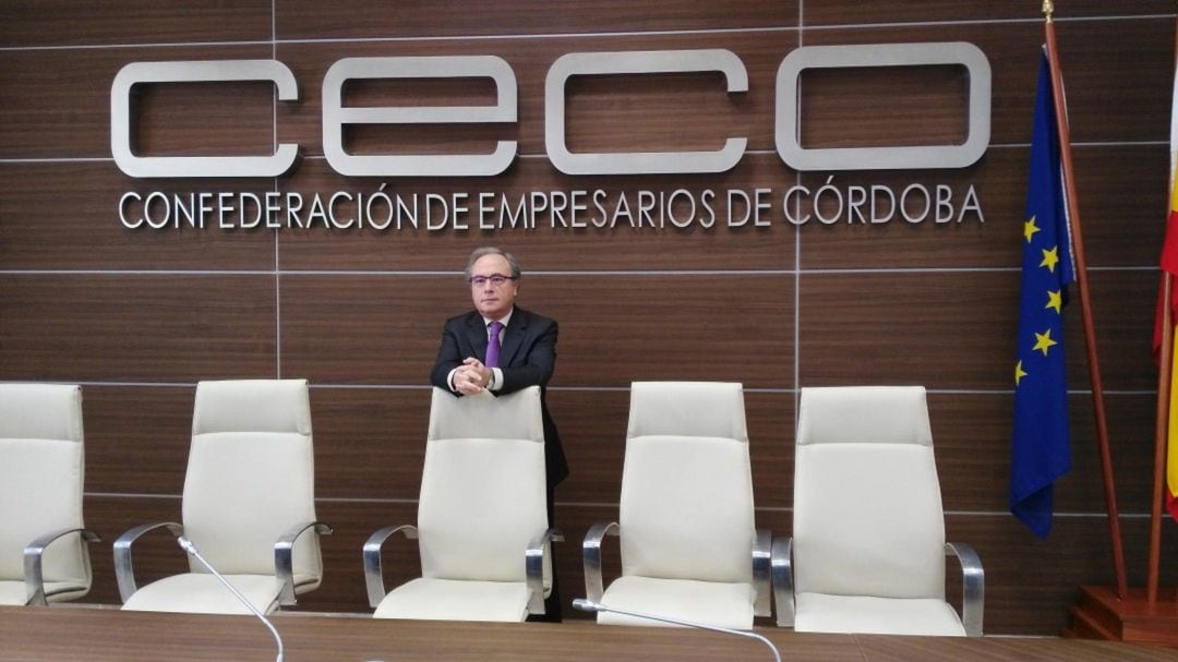 Antonio Díaz, en la sede de CECO.