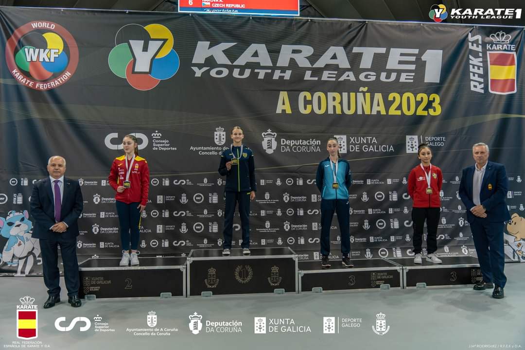 Los karatekas de la EDM Kanku logran 2 medallas en la Liga Mundial Youth League.