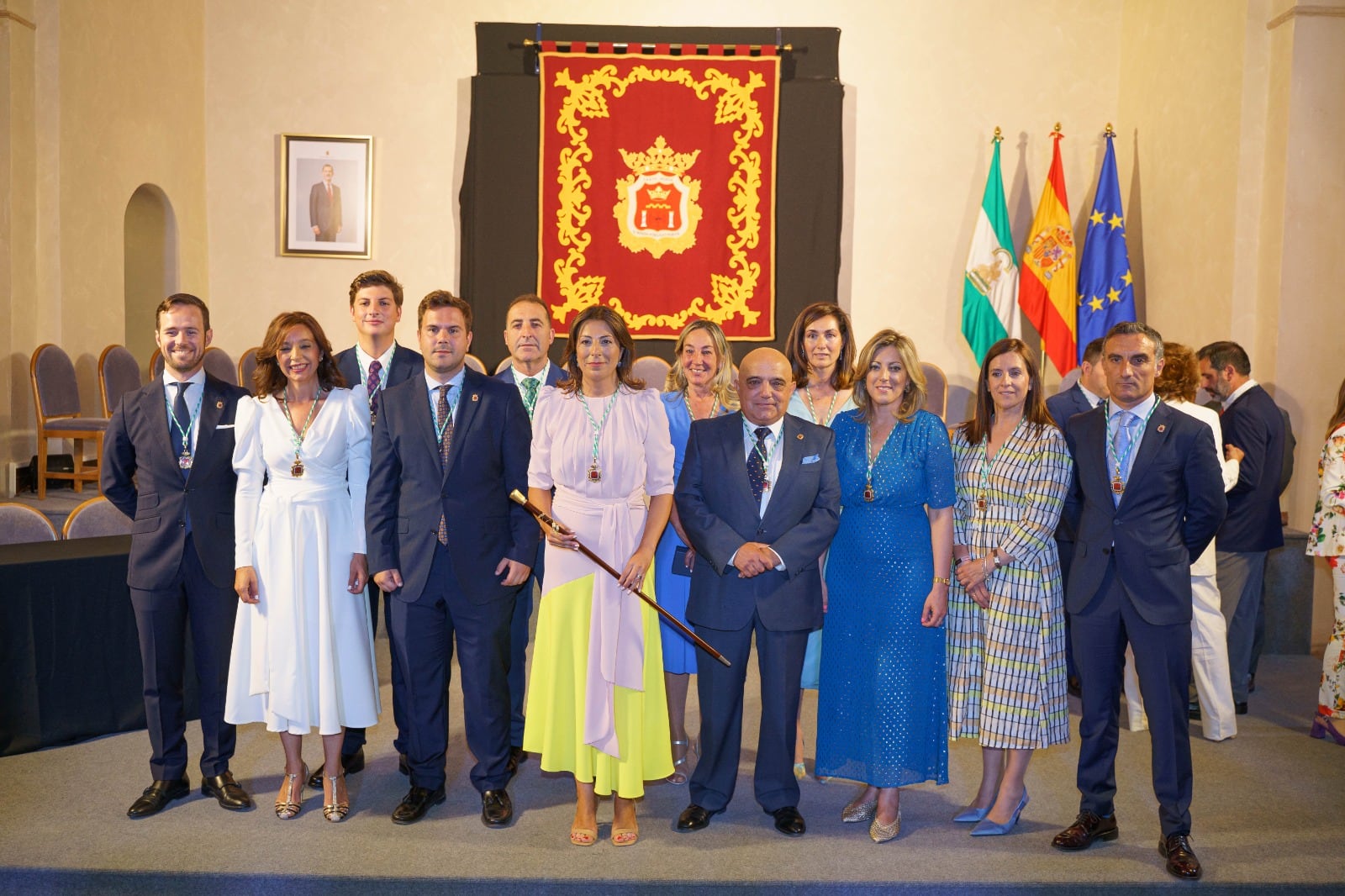 Foto de familia del equipo de Gobierno de Ronda legislatura 2023-2027