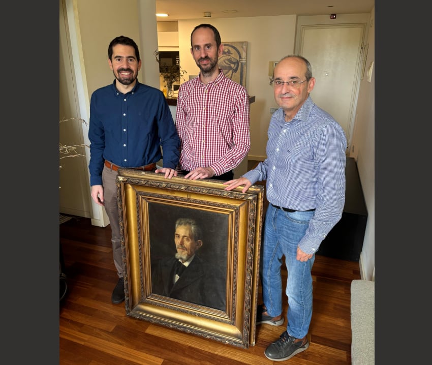 El Ateneo de Palencia recupera el retrato del alcalde republicano Cirilo Tejerina