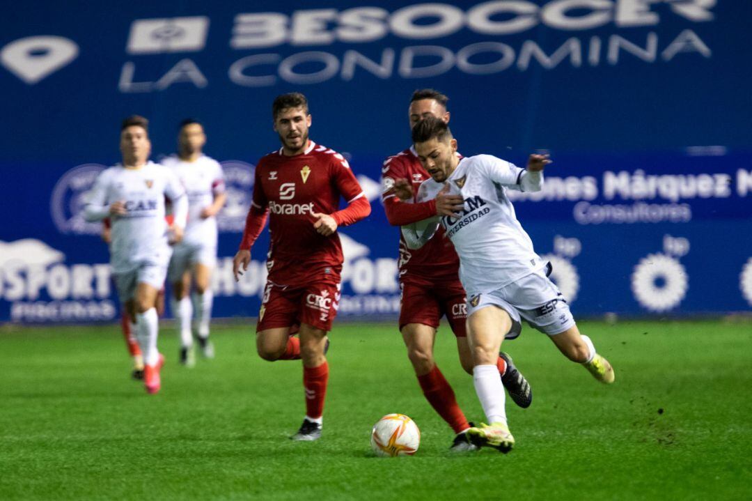 Imagen del encuentro benéfico entre el UCAM y el Real Murcia