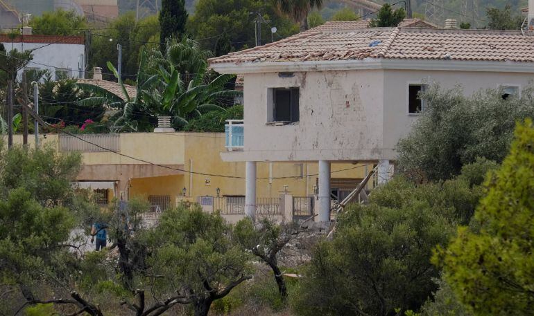 La casa d&#039;Alcanar on es van planejar els atemptats i que va esclatar