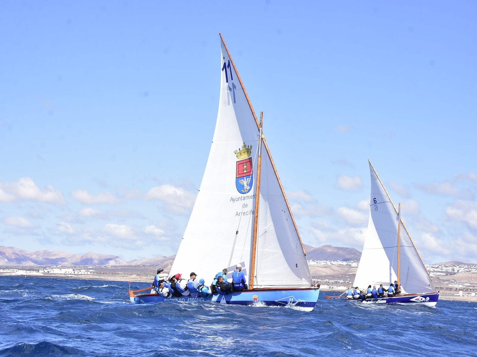 El Puerto del Arrecife durante el Trofeo Líneas Romero de 8,55 Metros.