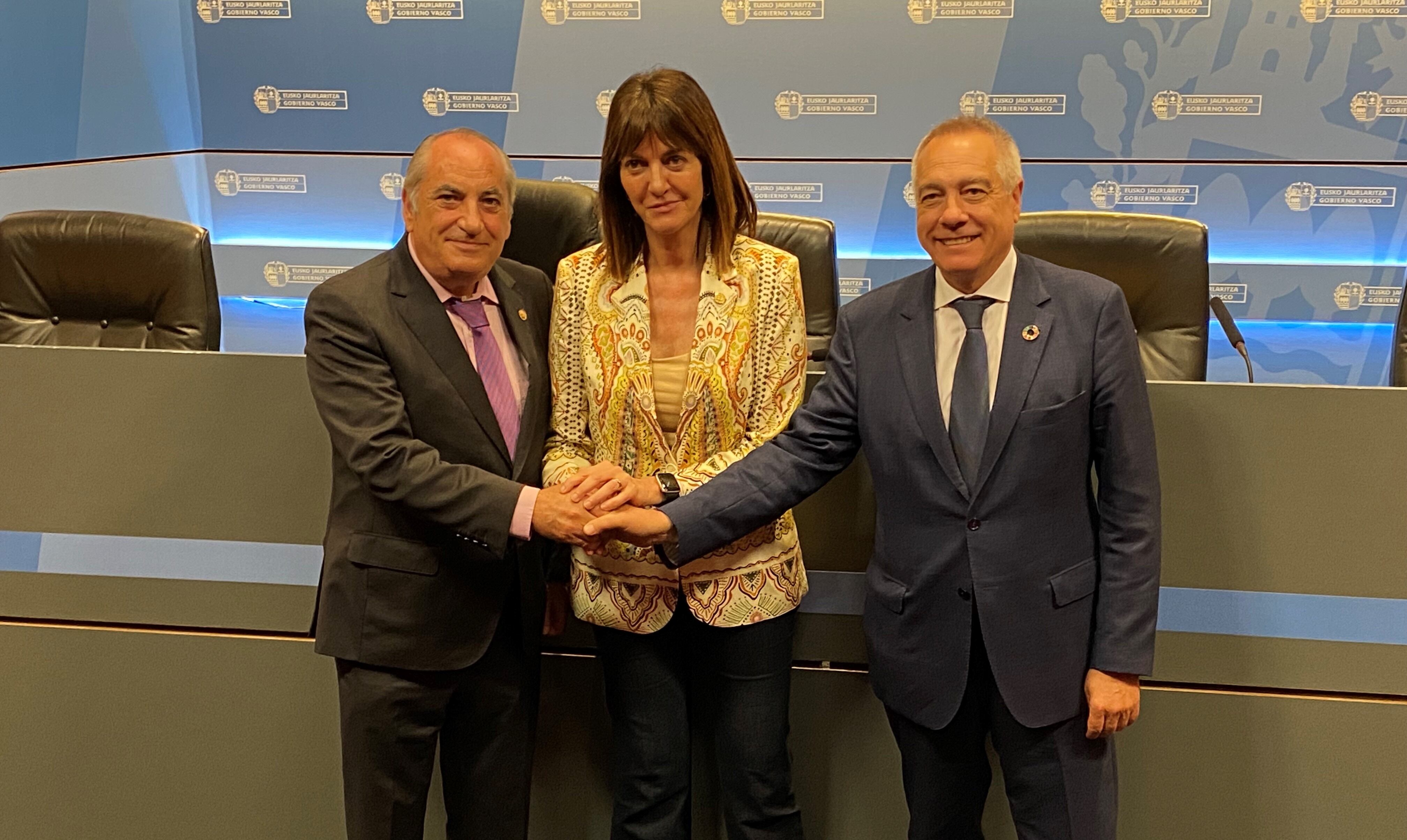 Iñaki Arriola, Idoia Mendia i Pere Navarro