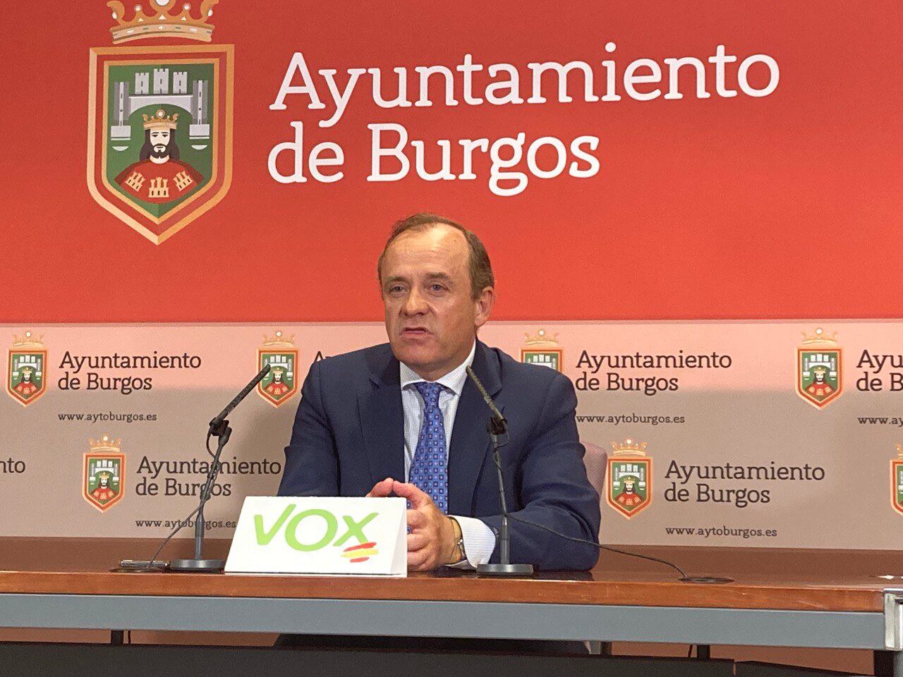 El concejal de Vox en el Ayuntamiento de Burgos, Fernando Martínez-Acitores