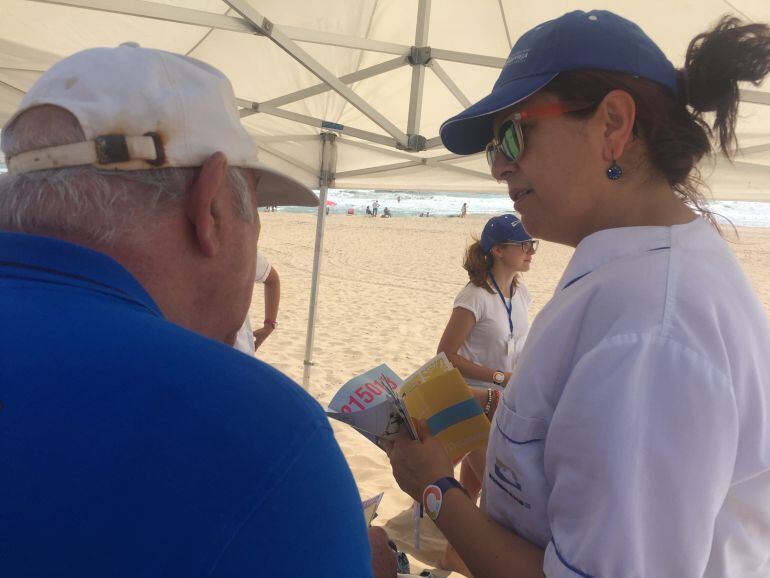 Puntos de información en las playas