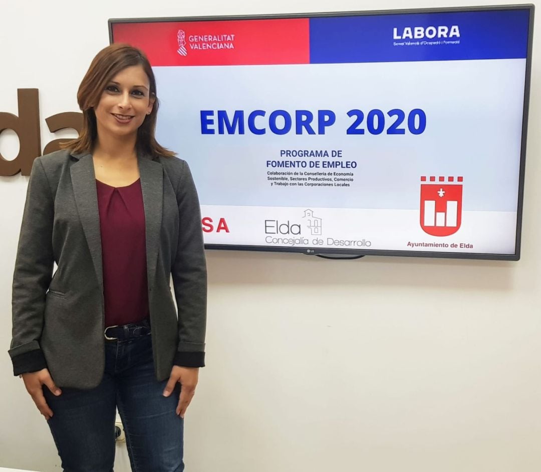 Silvia Ibáñez, edil de Fomento para el Empleo de Elda