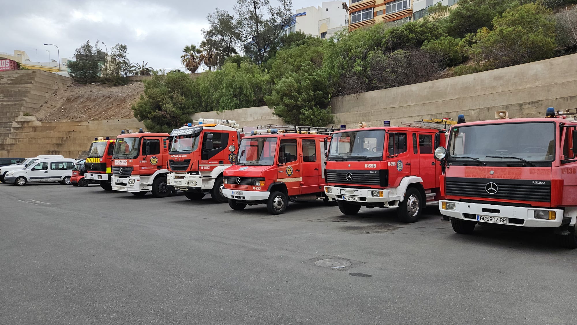 Los camiones de los bomberos tiene una antigüedad media de 22 años