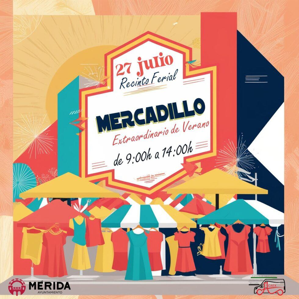 Cartel Mercadillo Especial de Verano