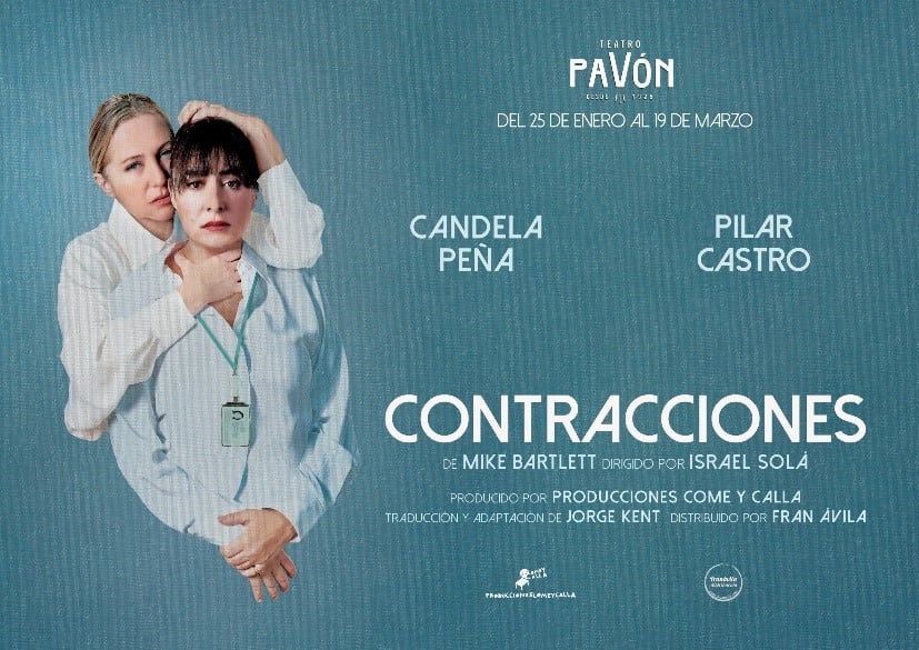 Cartel de &#039;Contracciones&#039; en el Teatro Pavón