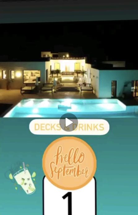 Anuncio de la fiesta