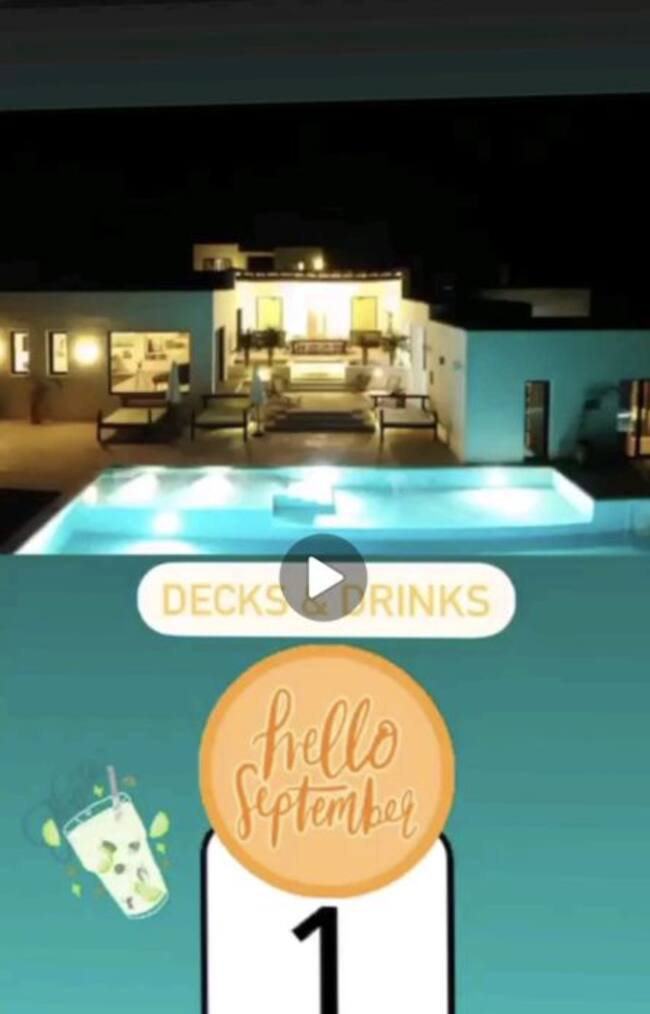 Anuncio de la fiesta