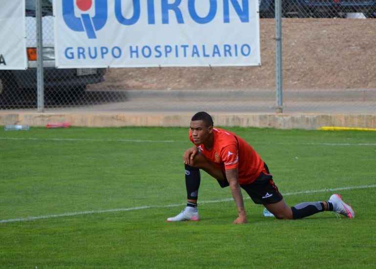 Freddy Hiniestroza se ha entrenado en solitario, en la última fase de recuperación de su lesión