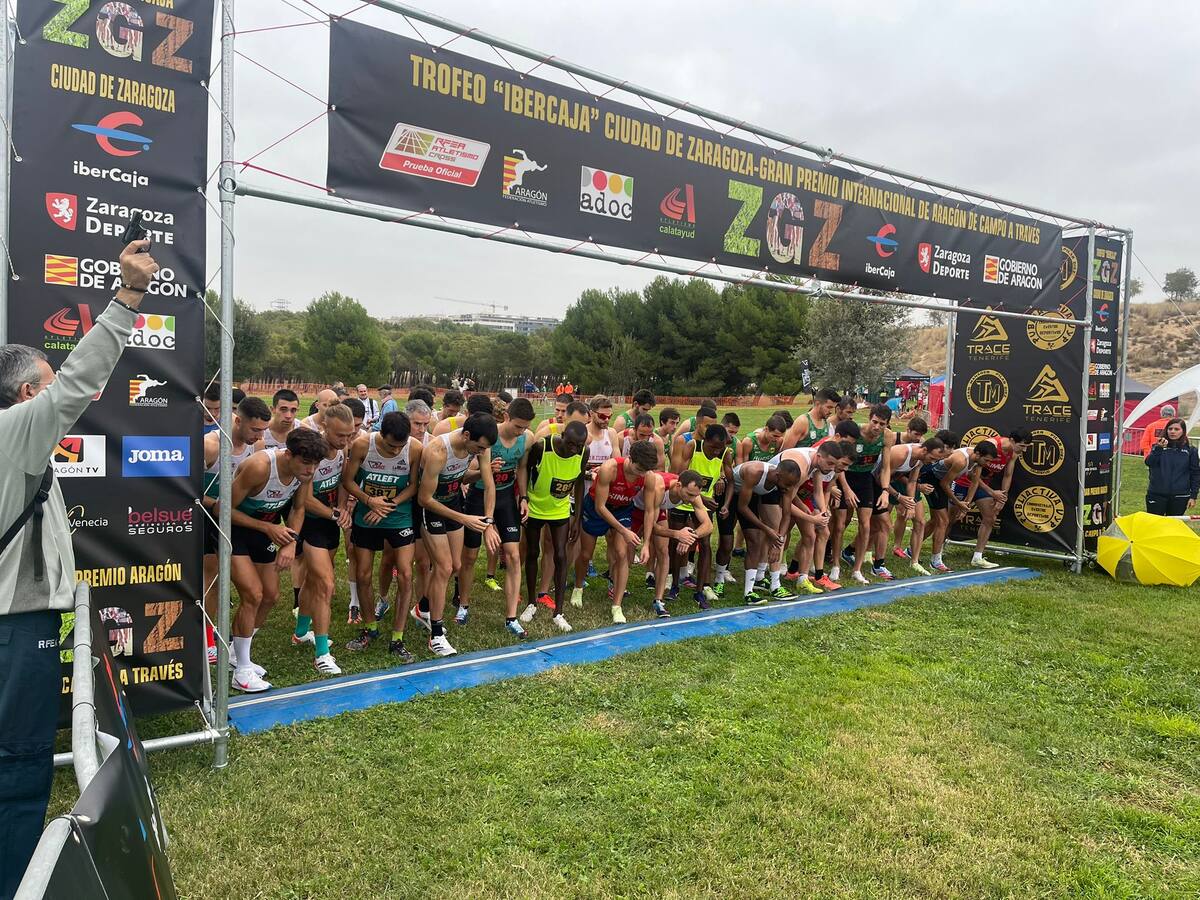Pol Oriach, tercero, firma una gran carrera en el Cross Gran Premio de Aragón