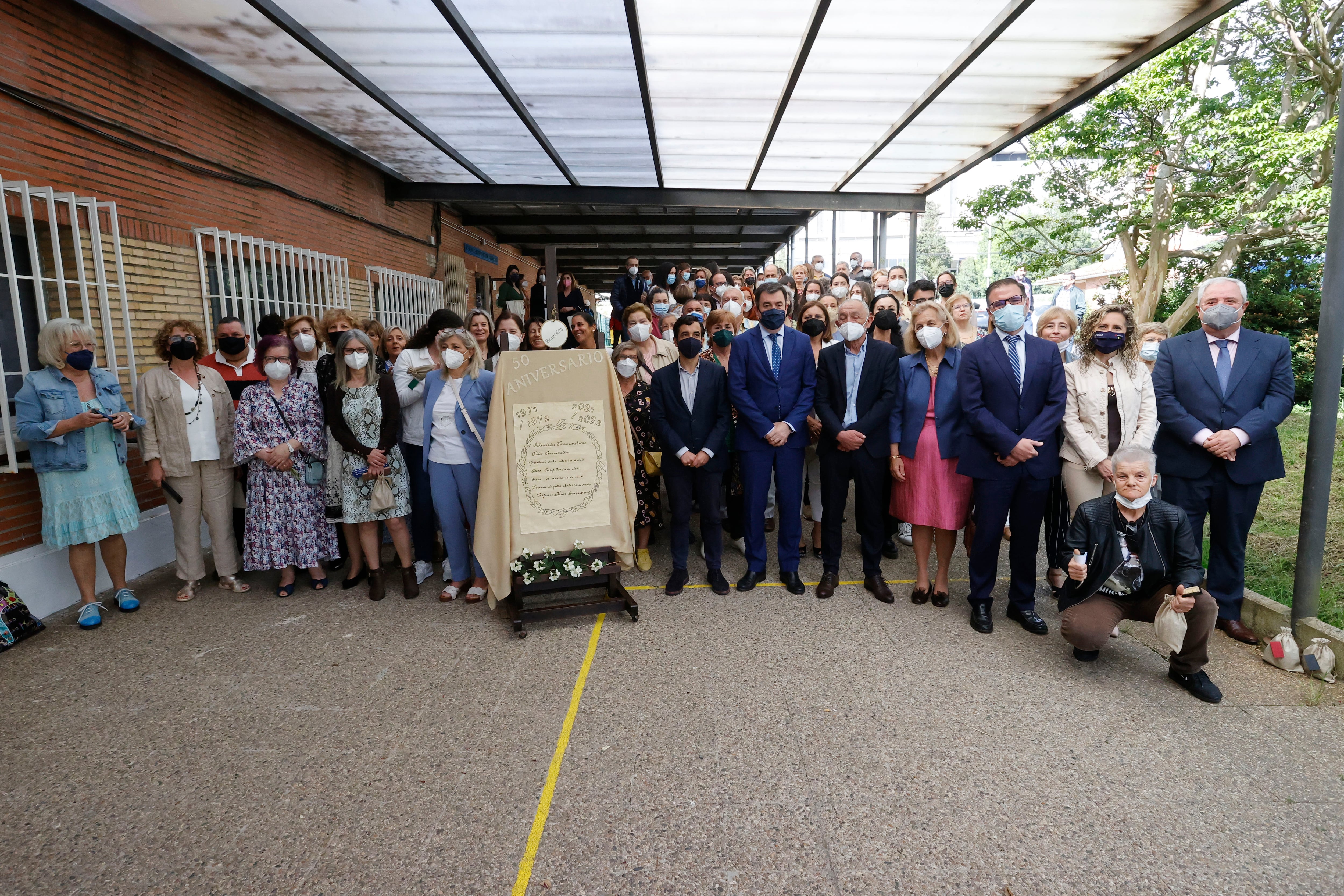 Acto de este viernes en el centro