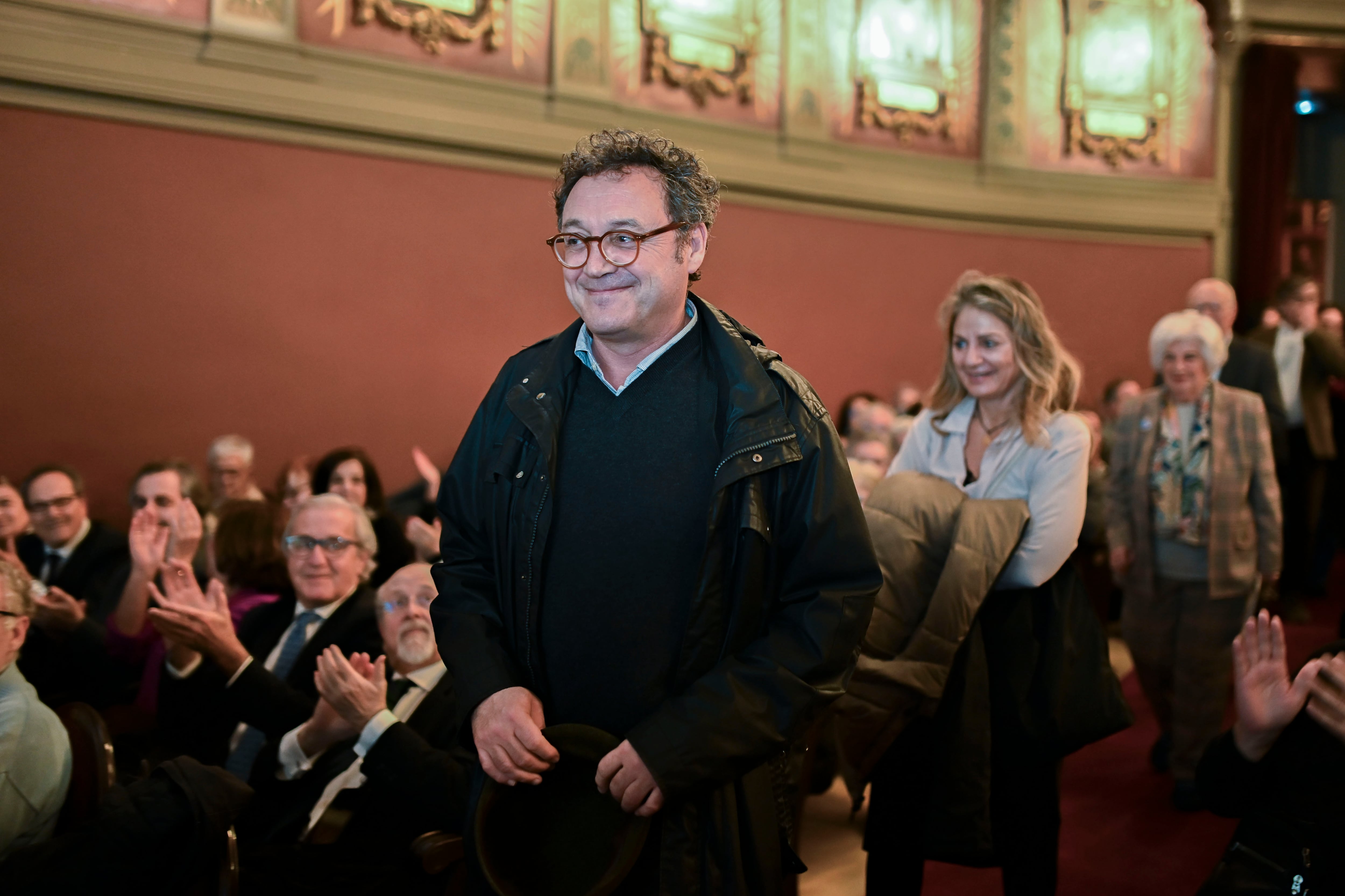 El exfiscal general del Estado Álvaro García Ortiz, durante la presentación del manifiesto firmado por más de 150 juristas en rechazo de la sentencia que le condenó a dos años de inhabilitación