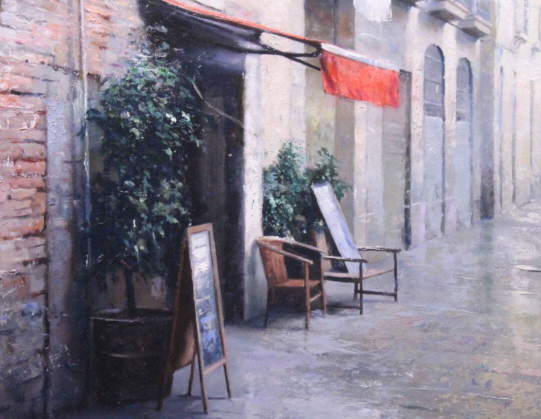 L'exposició d'obres de Carlos Díaz es podrà veure a l'Espai Cavallers de Lleida fins el 6 de novembre.