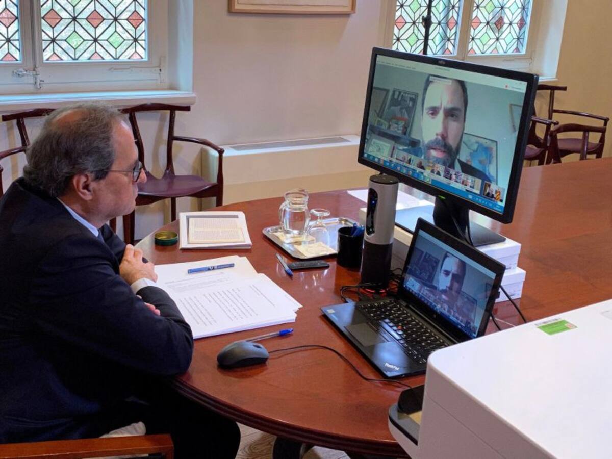 Quim Torra anuncia que el pic de contagis pot arribar a finals d'abril