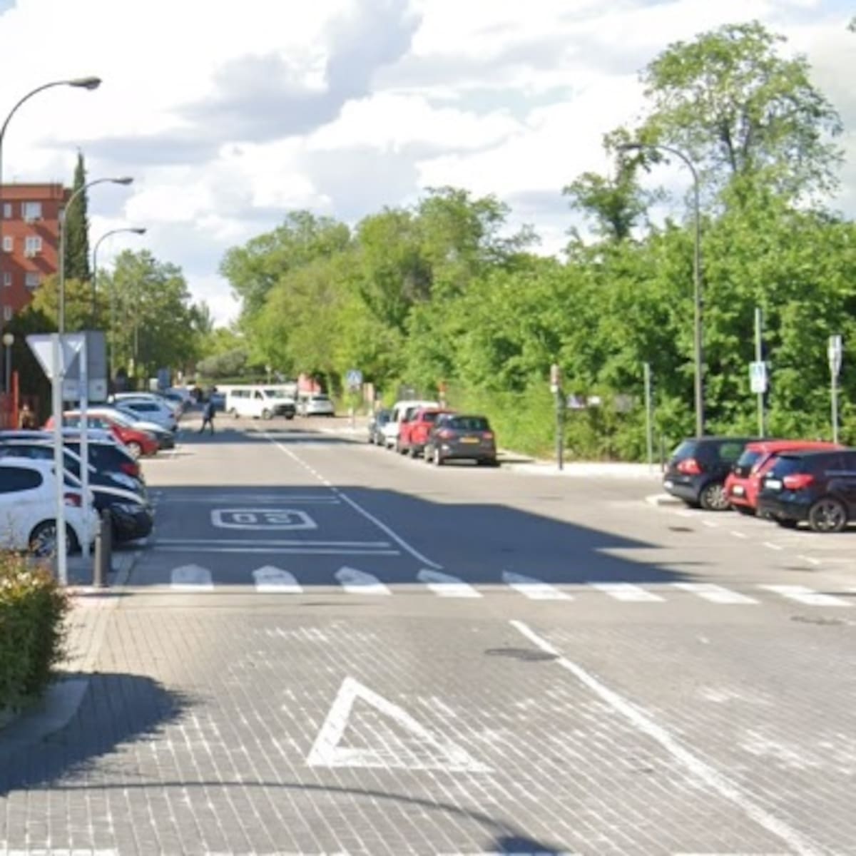 Obras de reforma en el camino viejo de Pinto en Getafe