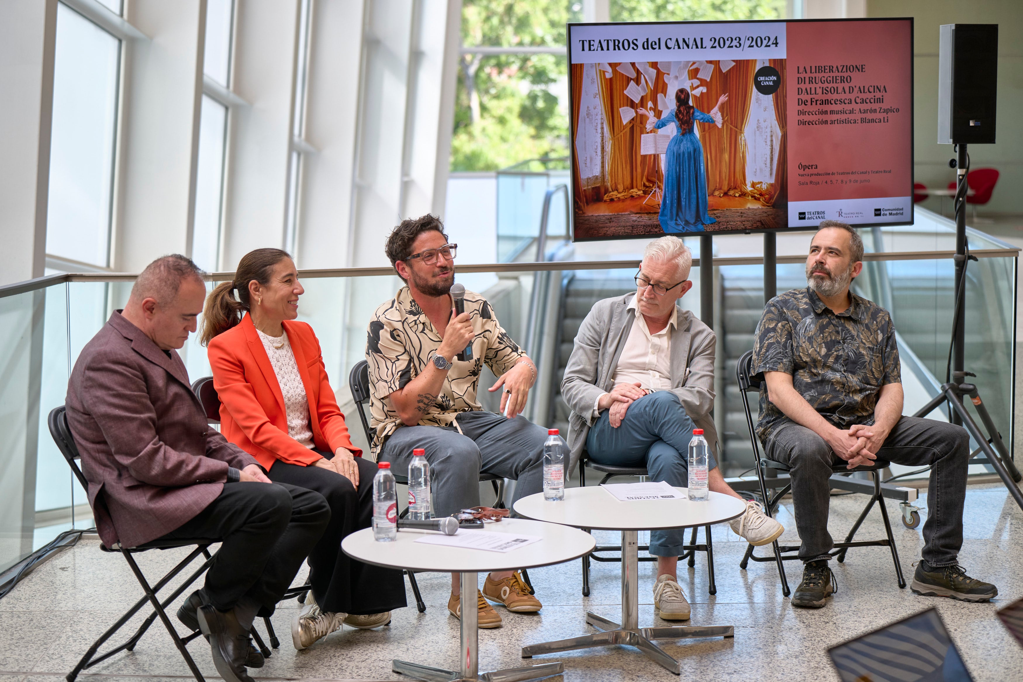 Rueda de prensa de presentación de &#039;La liberazione de Ruggiero dall&#039;isola d&#039;Alcina&#039; en Teatros del Canal