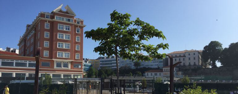 Terrenos de La Solana y el Hotel Finisterre