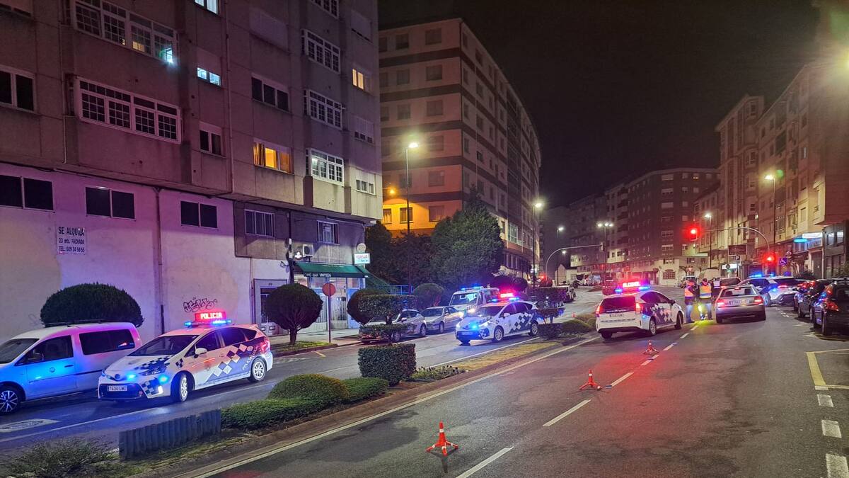 Detenido en Lugo un joven que conducía drogado, en dirección contraria y sin carné un vehículo robado