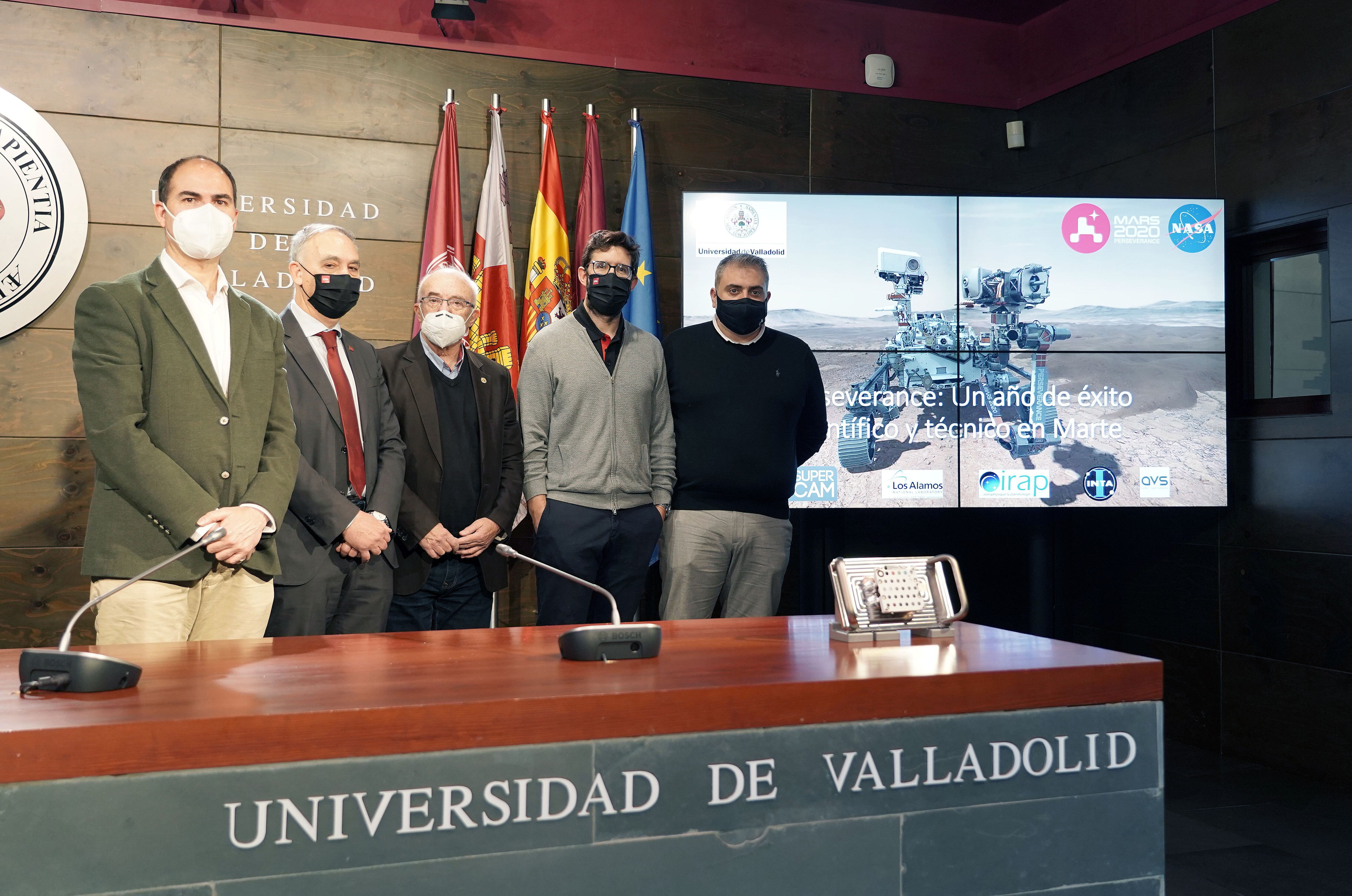 Los científicos de la Universidad de Valladolid que desarrollaron parte de la tecnología que porta el rover Perseverance hacen un balance de los resultados alcanzados en el primer año de su llegada a Marte