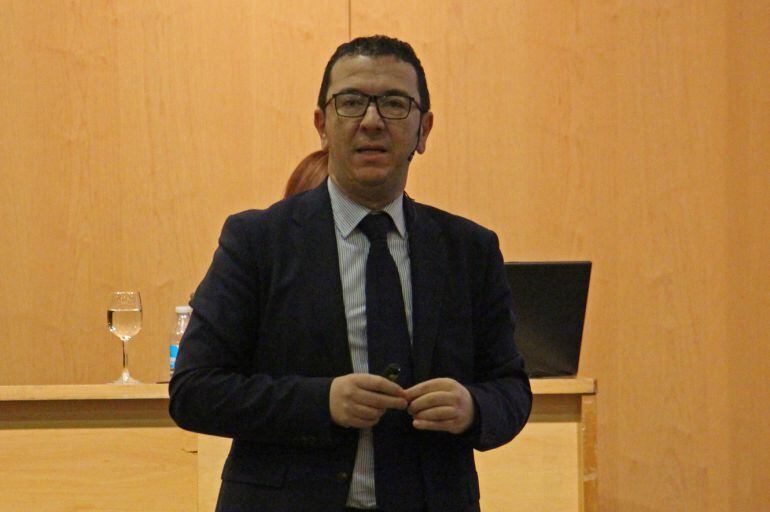 El gerent d'Andorra Turisme, Betim Budzaku, durant la presentació de la campanya d'hivern d'enguany.