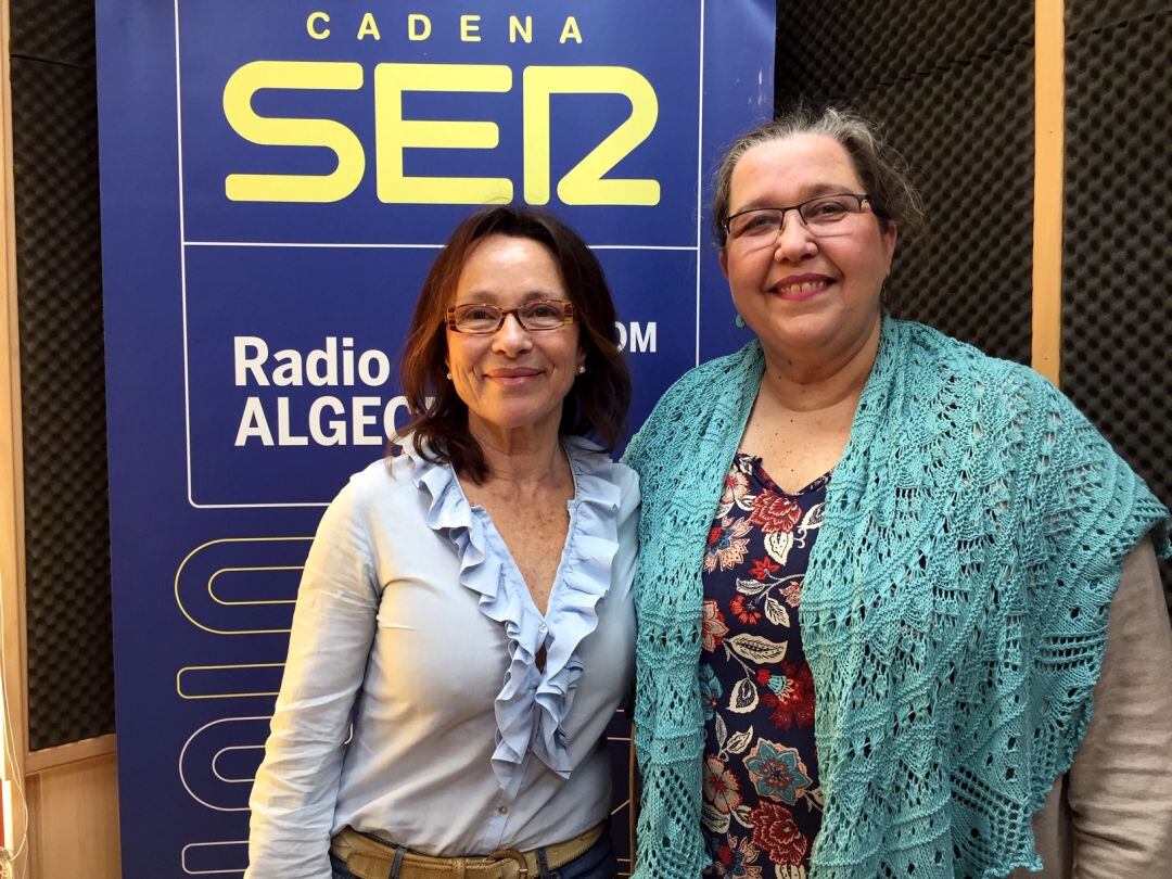 Emy Luna y Paola Tobalina durante su participación en Hoy por Hoy Campo de Gibraltar.