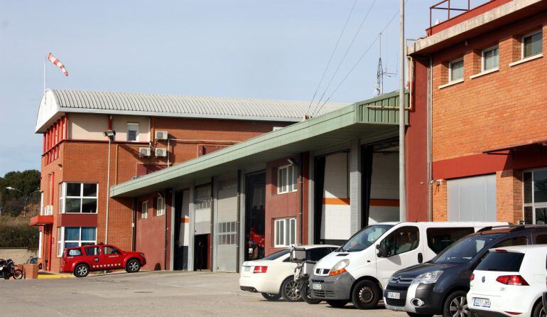 La sede de los Bomberos de la Generalitat en Bellaterra (Barcelona), uno de los edificios registrados por la Policía Nacional 