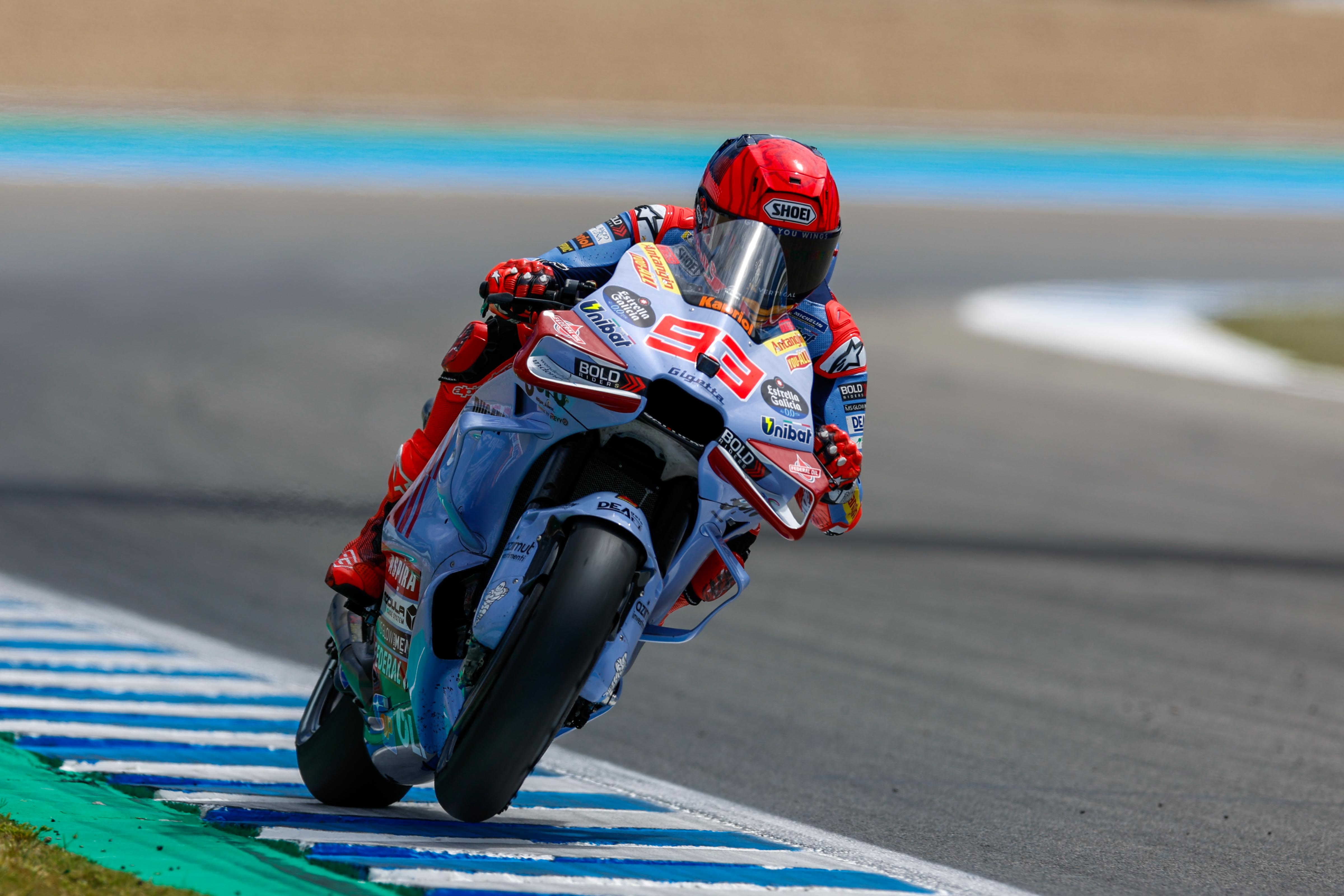 Marc Márquez durante los entrenamientos del viernes