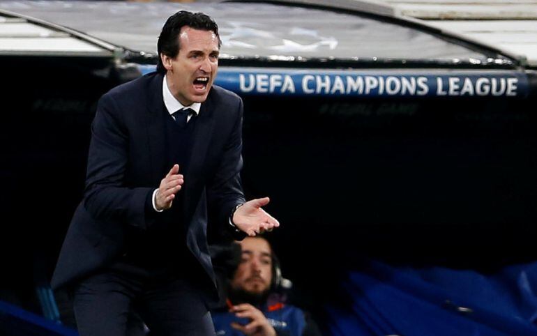 El técnico del PSG Unai Emery.