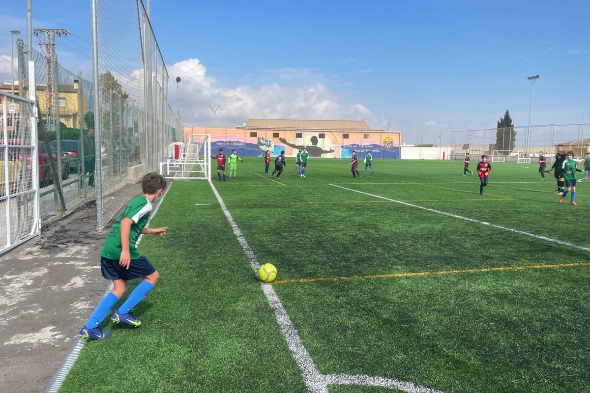 Un partido de la liga local de Cartagena