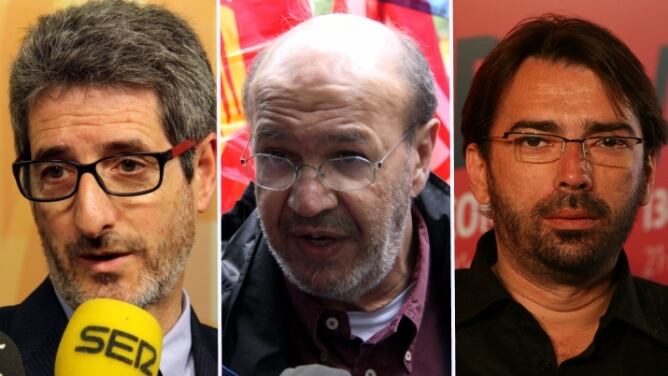 Ramon Bonastre, Joan Carles Gallego i Camil Ros