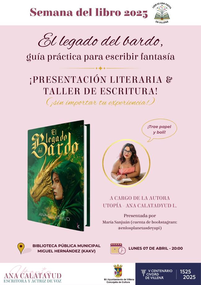 Cartel de la presentación