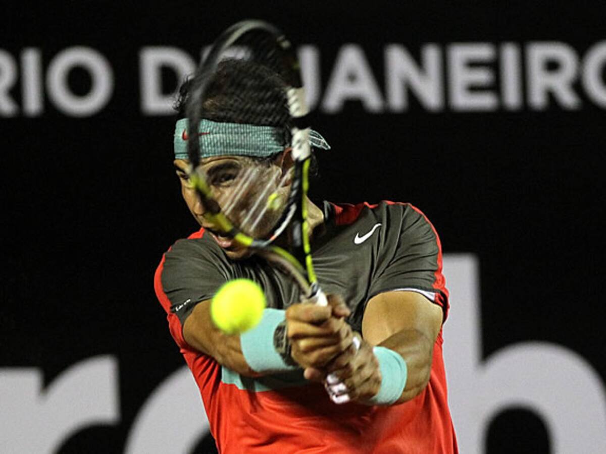 Nadal arrolla a Montañés en Río de Janeiro